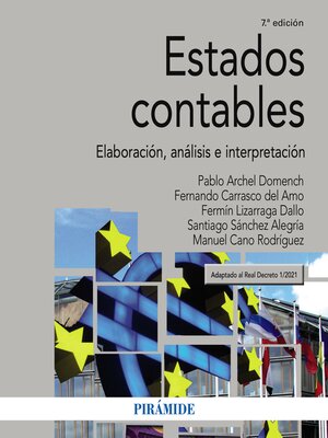 cover image of Estados contables